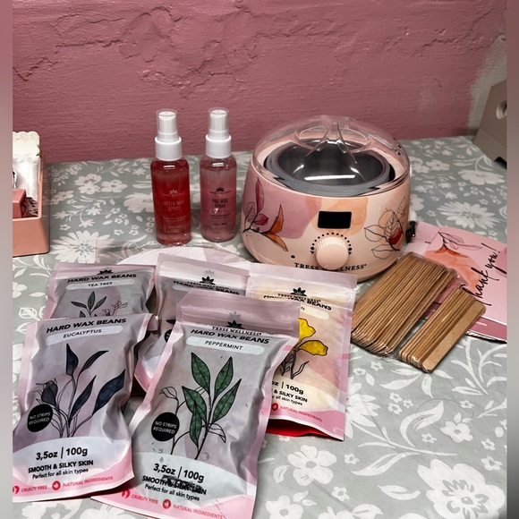 Pink Wax Warmer Kit with Hard Wax Beans